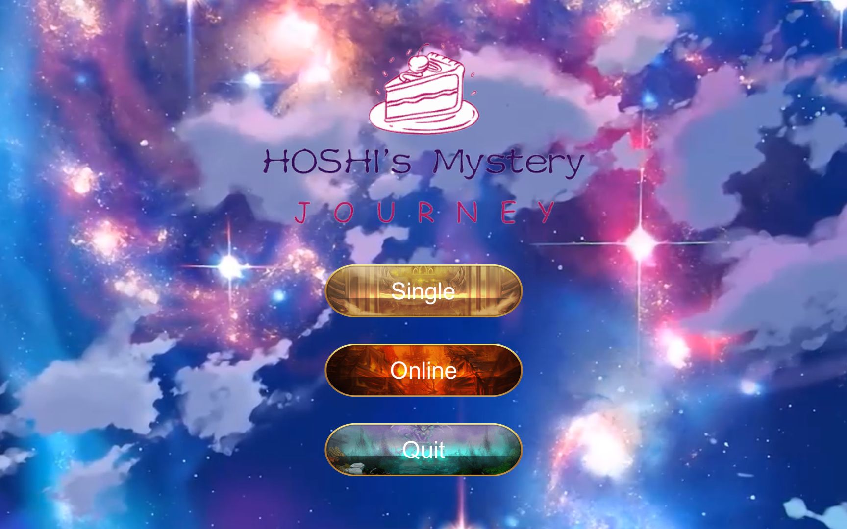 个人制作的第一款ARPG游戏Demo,暂时定名为「HOSHI's Mystery Journey」演示