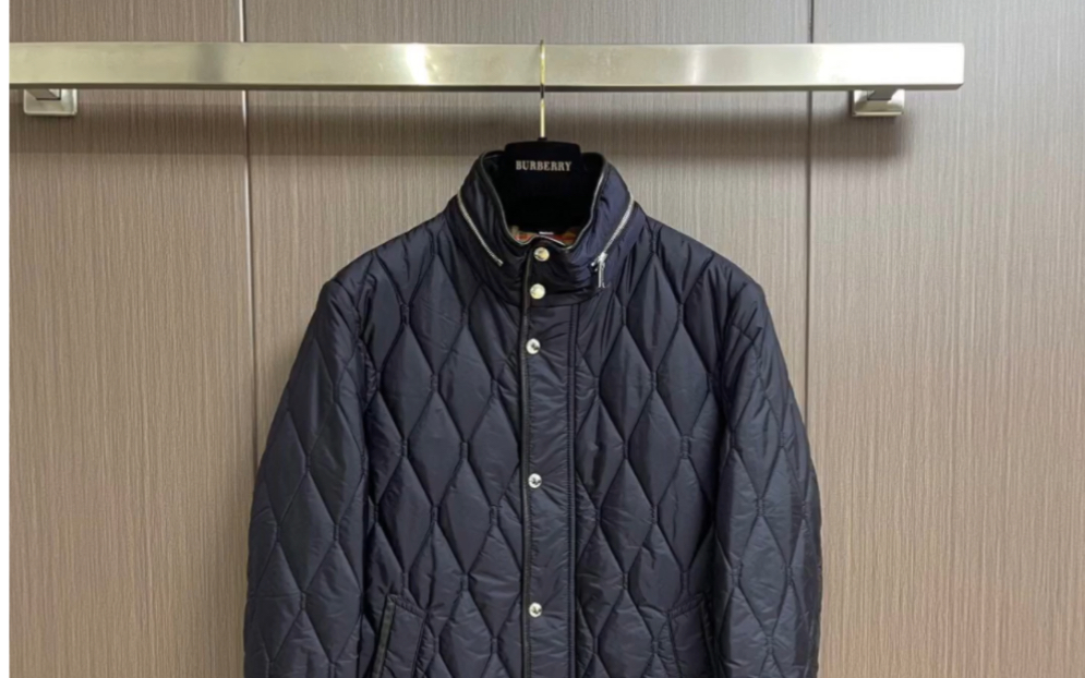 burberry巴宝莉高仿2024ss早春新品菱格棉服夹克外套