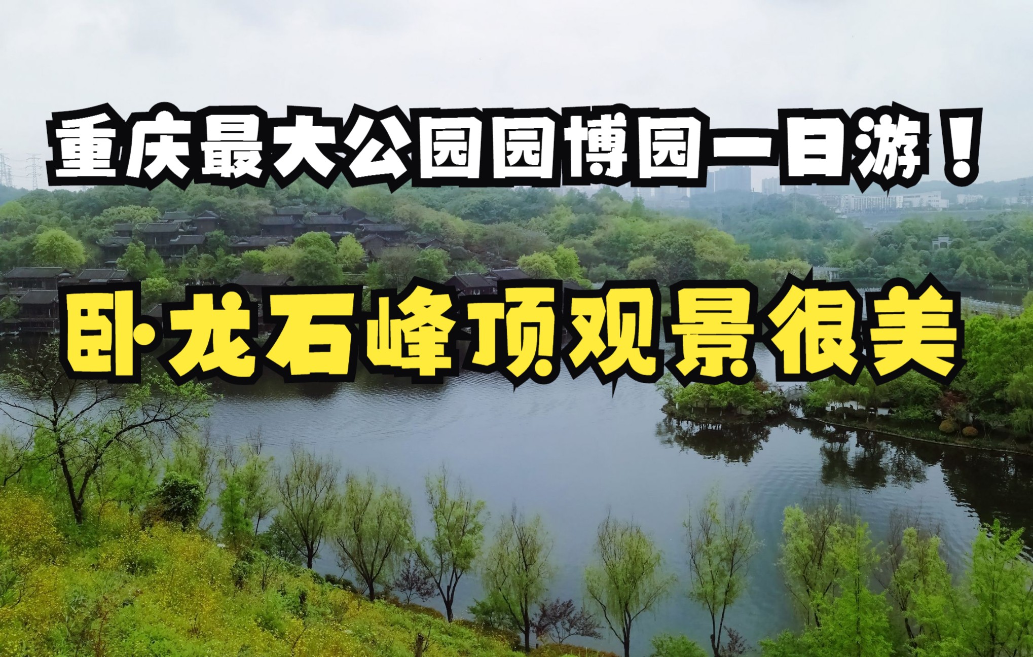 园博园应该是重庆最大的公园最大亮点卧龙石观景很漂亮