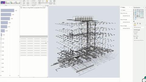 3D Revit MEP Model In Power BI Using 3DBI