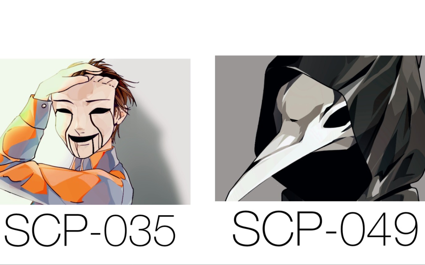 『scp基金会』『scp-049』绘画过程_哔哩哔哩 (゜-゜)つロ 干杯~-bili