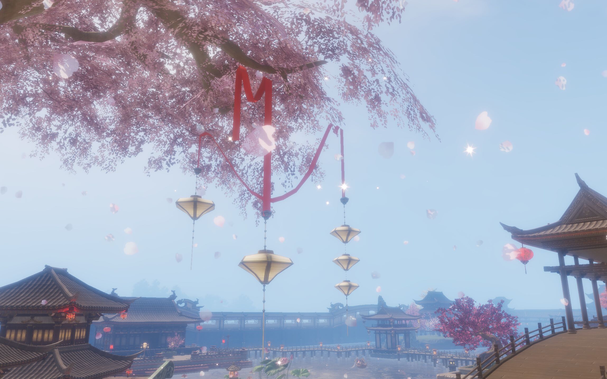 剑网三花雨落mv风景向