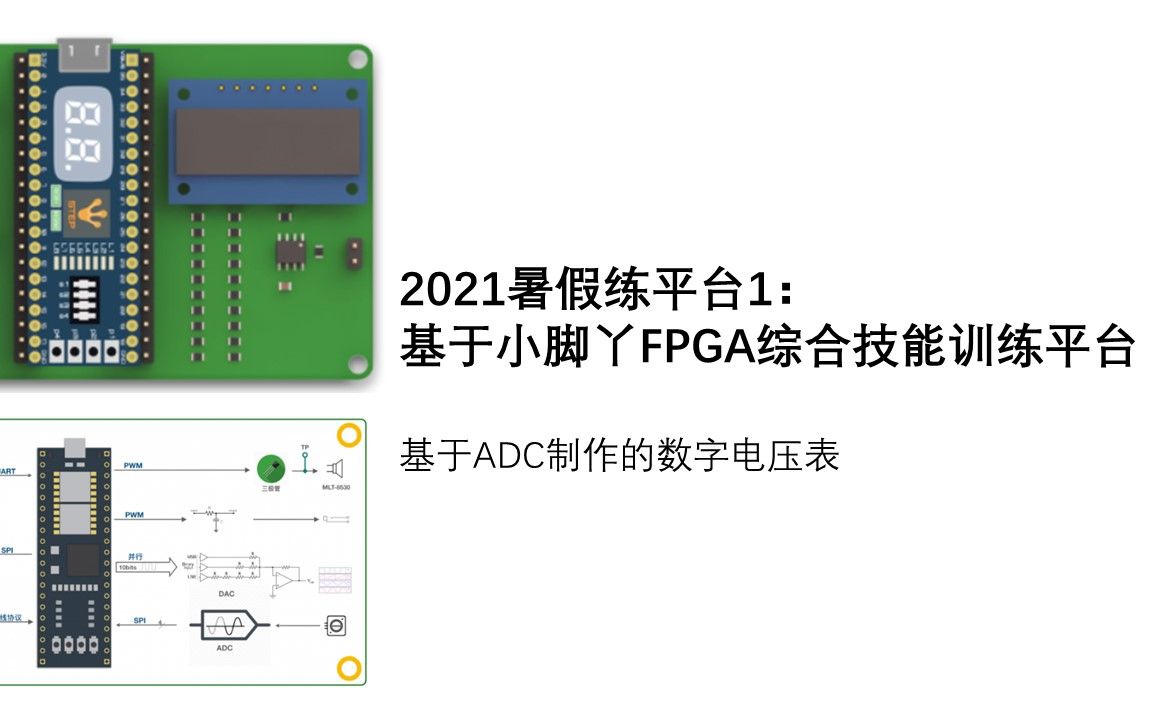 暑假一起练平台1基于ADC的数字电压表哔哩哔哩bilibili