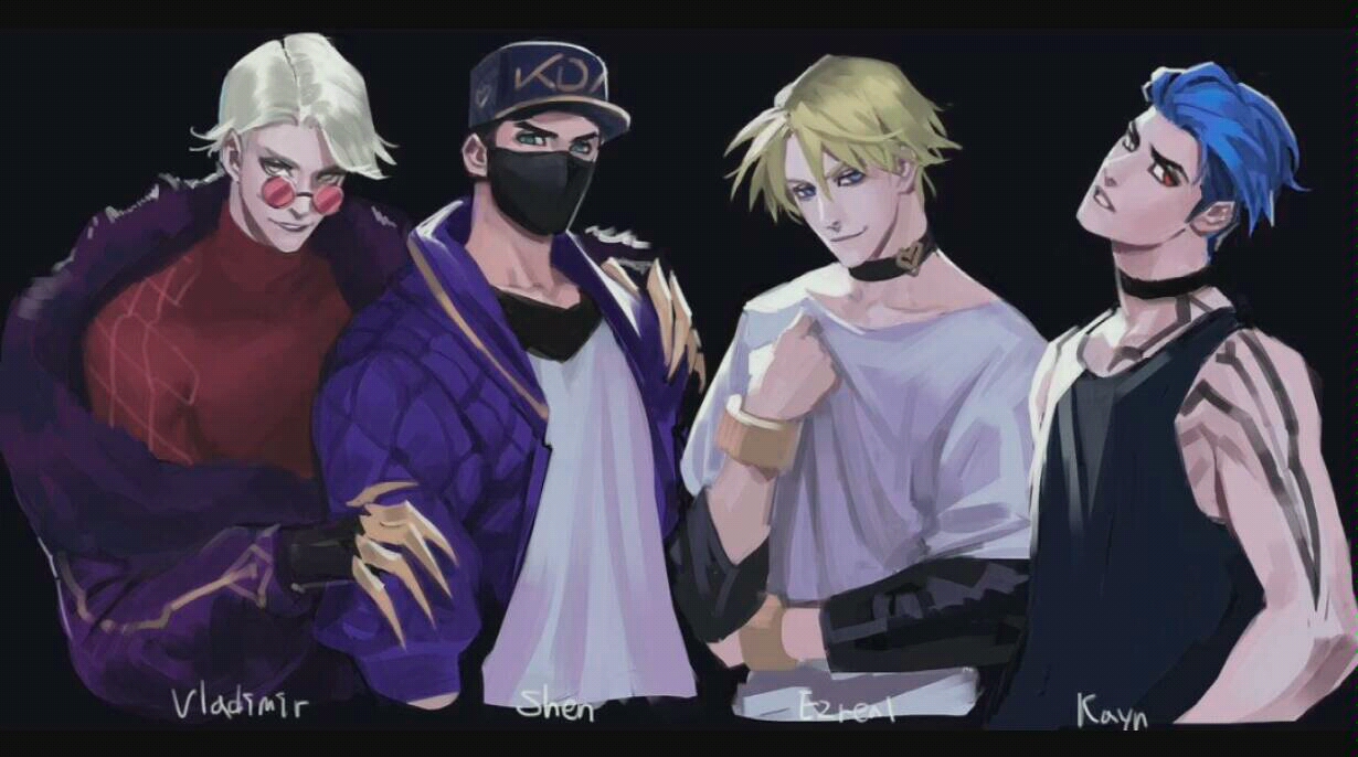 lol kda男团!正式出道曝光?