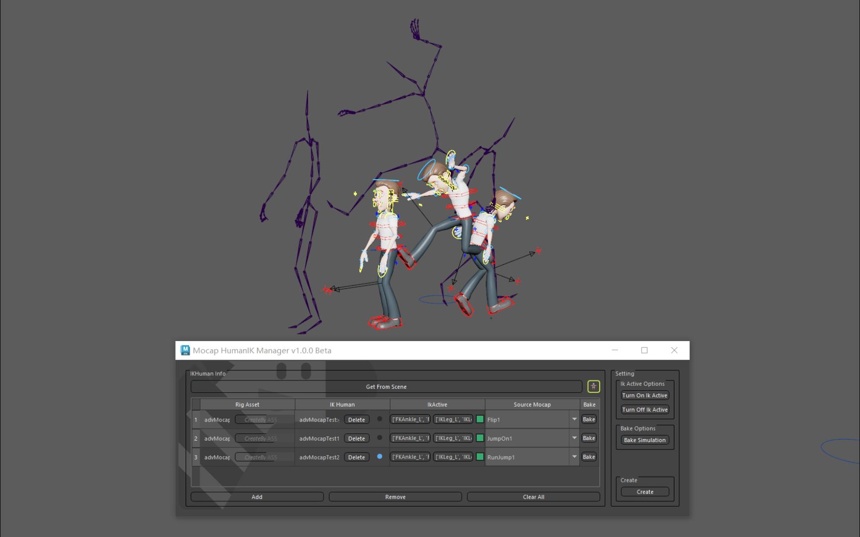 Maya Mocap HumanIK Manager [Beta]哔哩哔哩bilibili