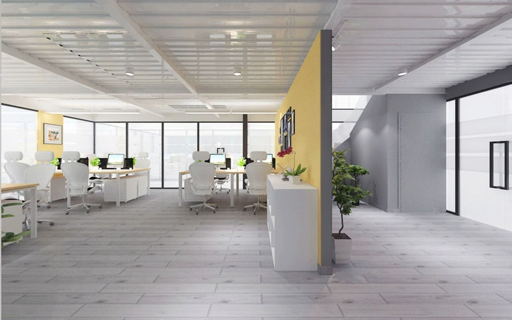 陈设软装设计分享 #设计公司案例 陈海龙丨杭州市品沐厨具办公室杉破