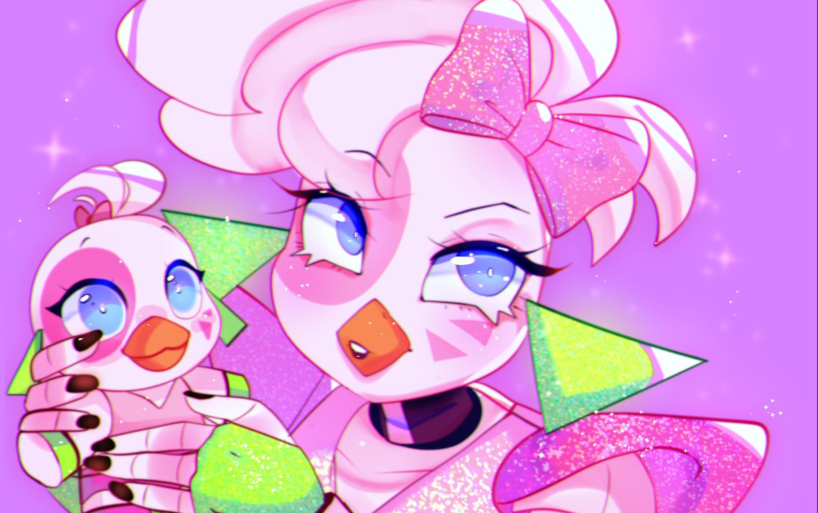 【fnaf同人图合集】glamrockchica～7rings