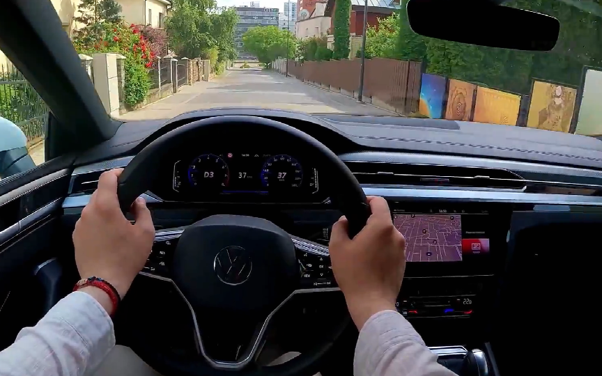 2021款大众arteon猎装版 第一视角试驾