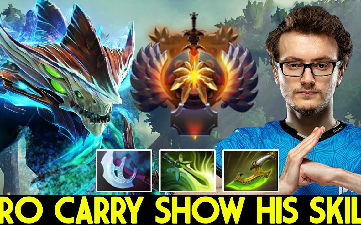 【dota2】miracle & 水人 pro carry show his skill against counter