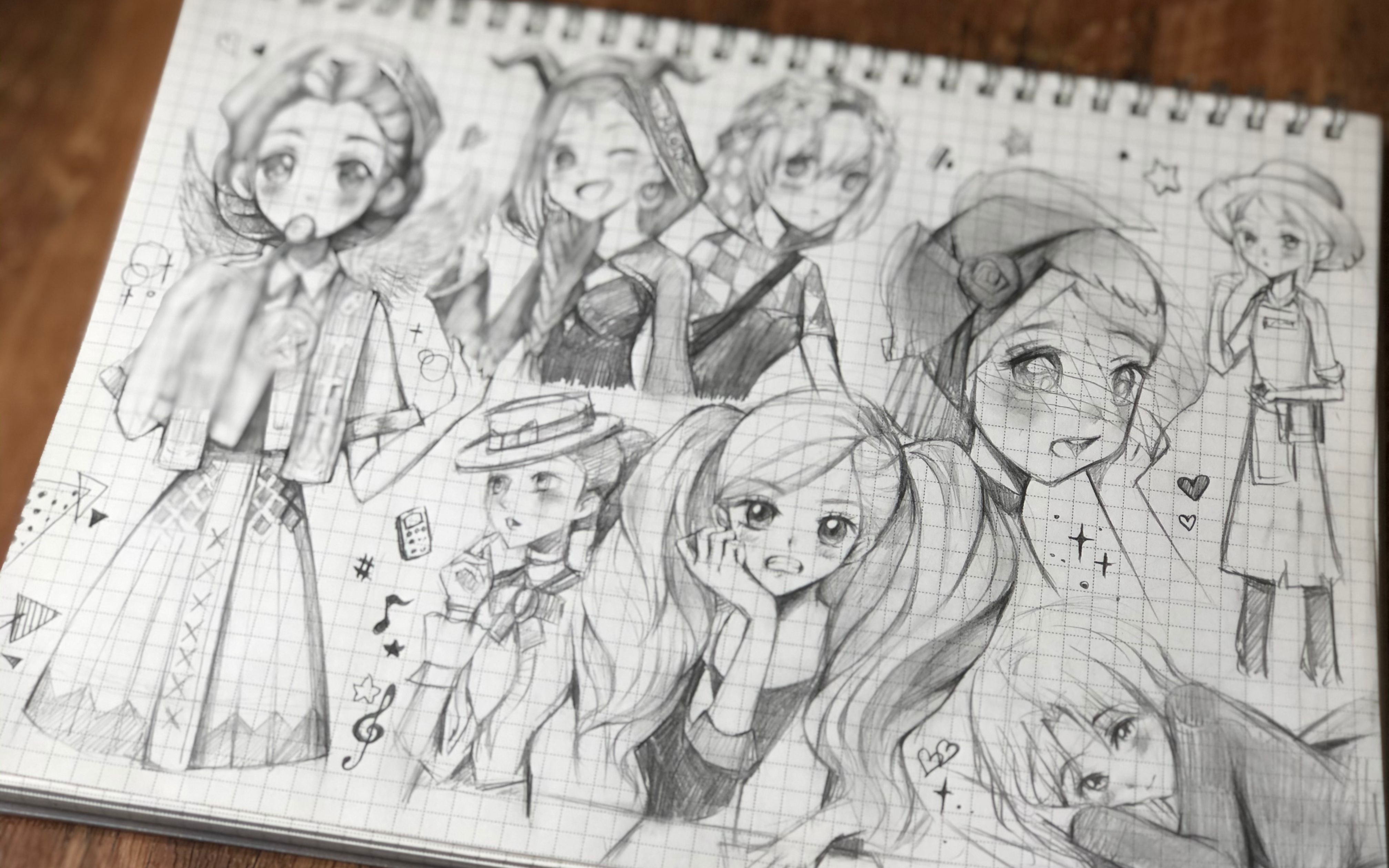 第五人格不如画画吧手绘女求生者系列
