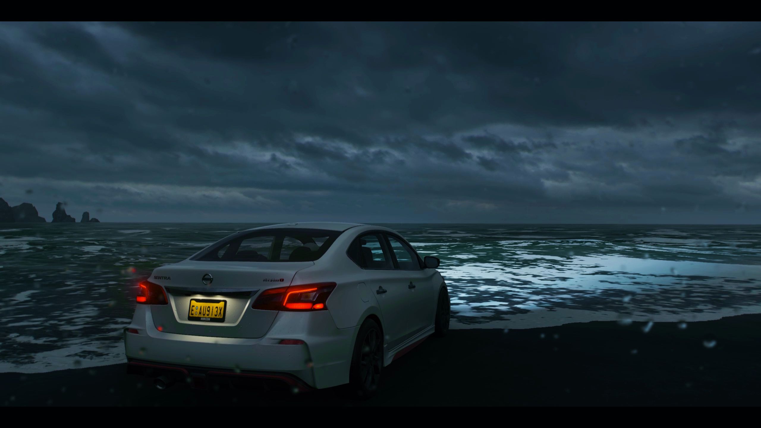 地平线4风景日产尼桑海边