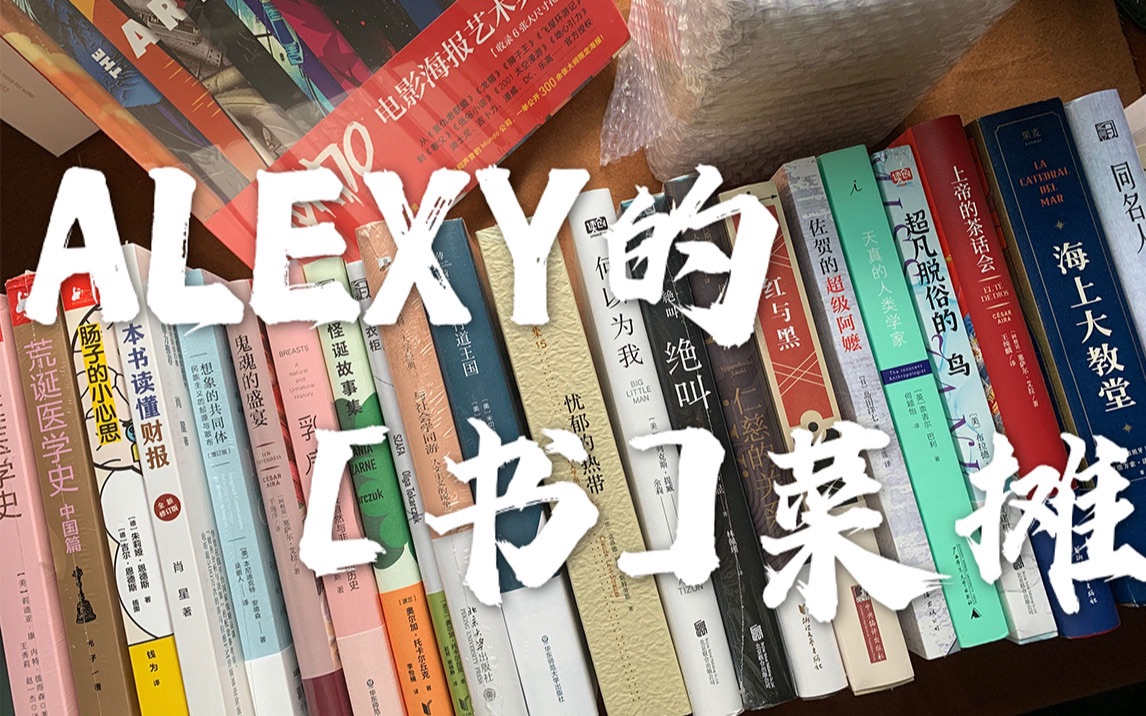 【Alexy】看看我在十一月都收到了哪些好东西☞购书/日历/先锋书店/BOOKHAUL|ALEXY的「书」菜摊哔哩哔哩bilibili