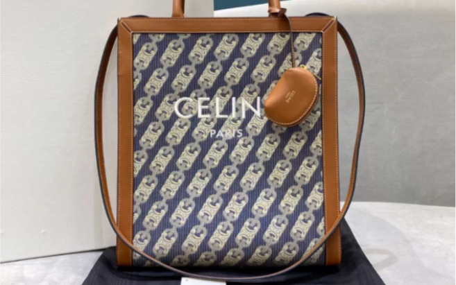 cabas celine maillon凯旋门提花竖款托特包
