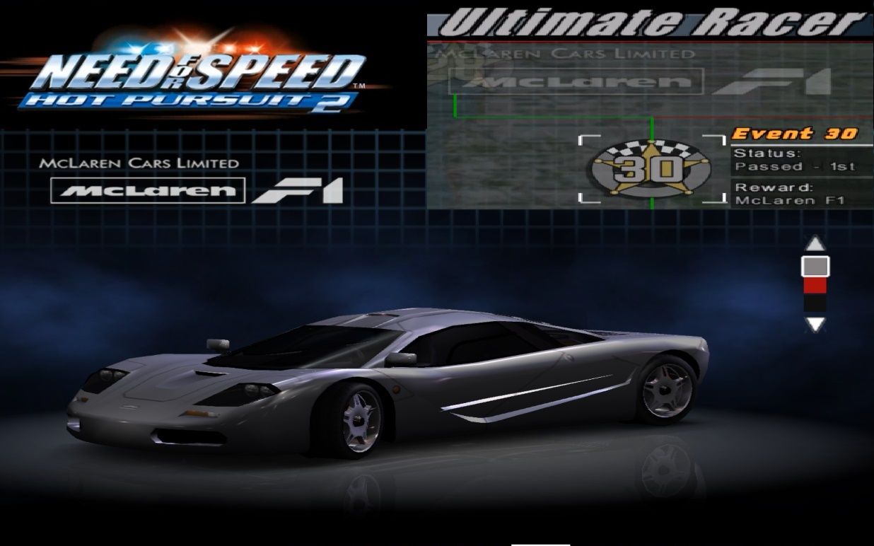极品飞车6_ps2 - 迈凯伦mclaren f1 解锁(热力追踪·终极任务/event