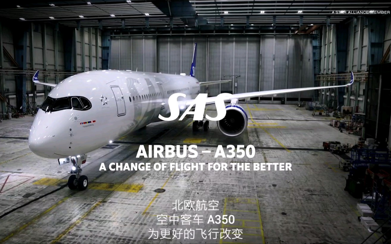 北欧航空A359静态展示哔哩哔哩bilibili