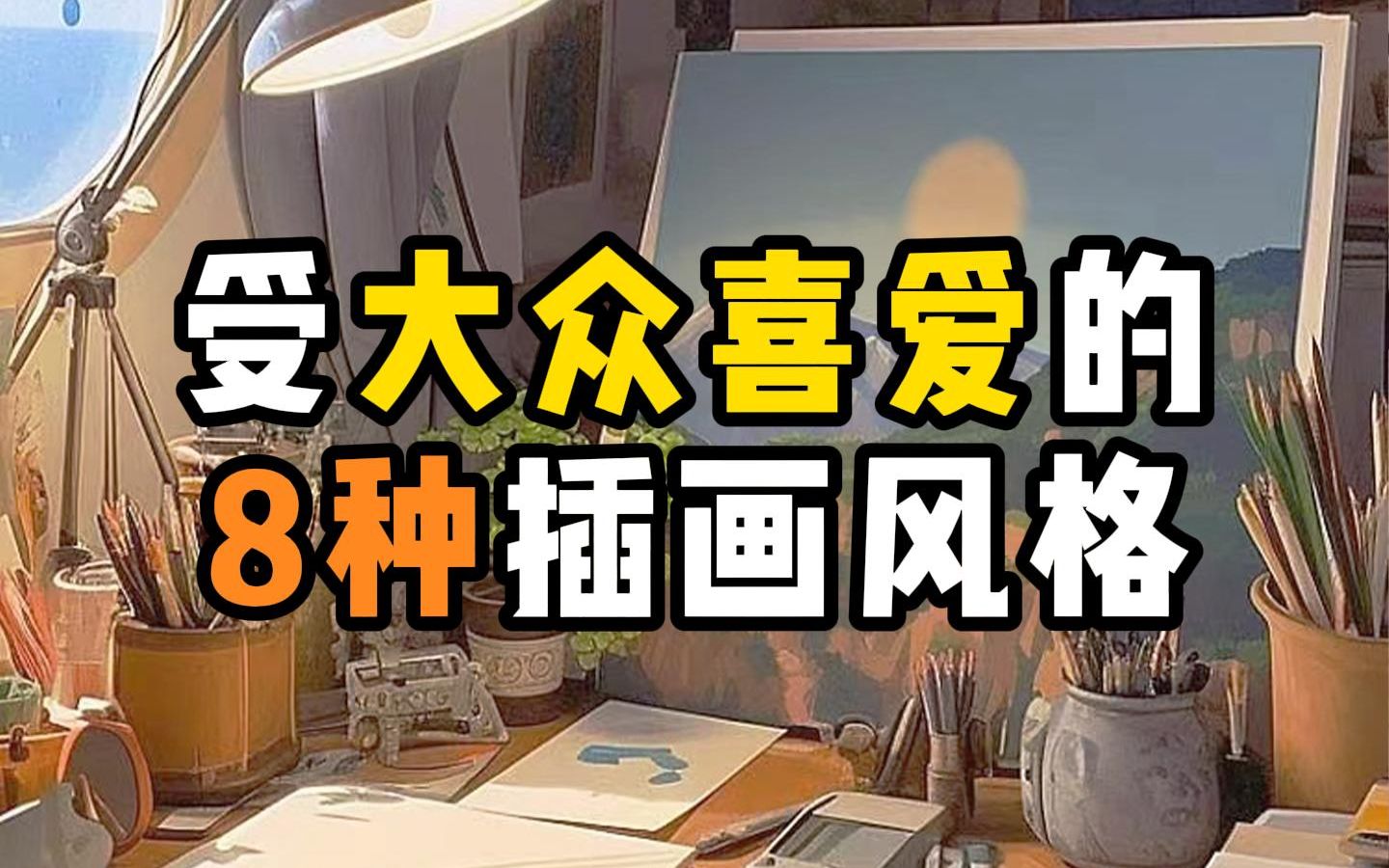 受大众喜爱的8种插画风格哔哩哔哩bilibili