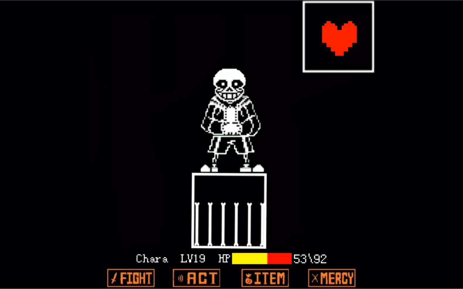 undertale传说之下劣质动画sans审判战重置版