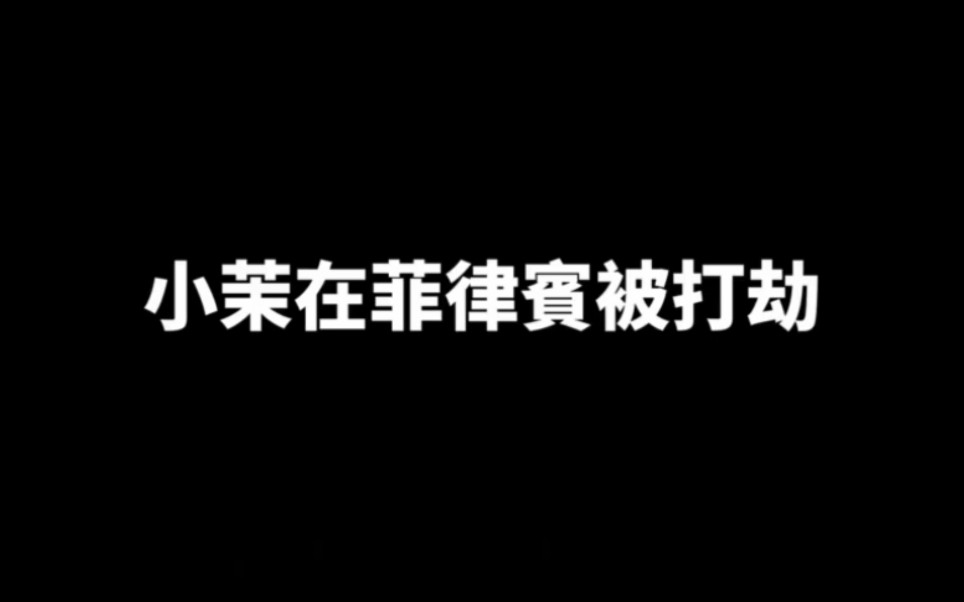 小茉在菲利宾被打劫哔哩哔哩bilibili