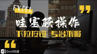 Excel知道 - 下拉按钮 专治不服！