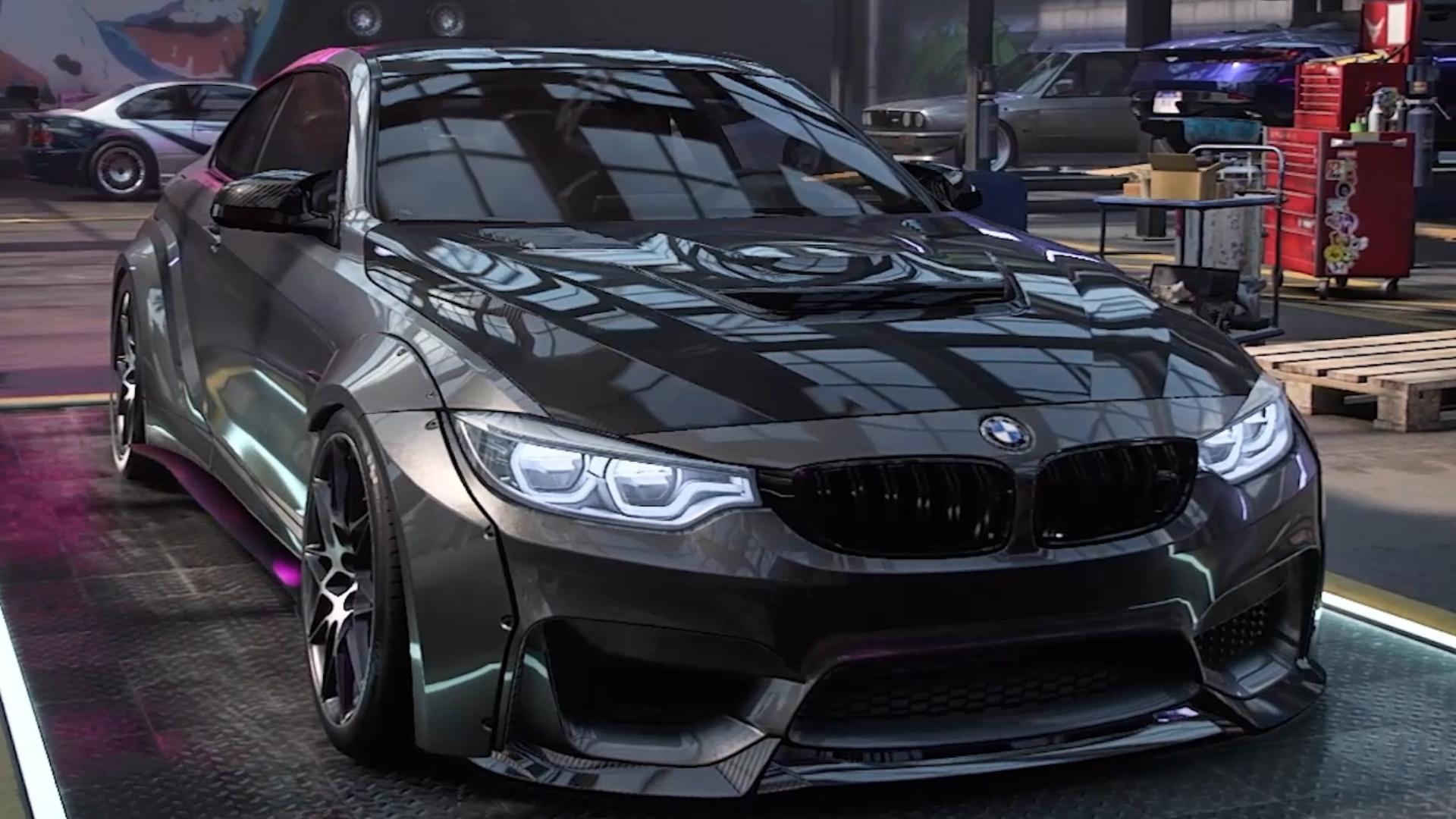 极品飞车里的宝马【m4】