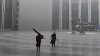 偶遇敬业但丁＆维吉尔（bw2025）