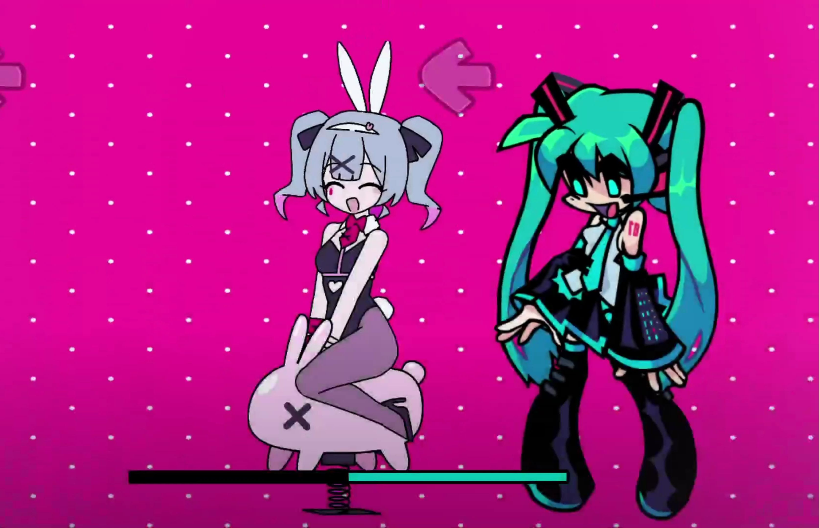 【fnf】歌曲:rabbit hole兔子洞与初音未来