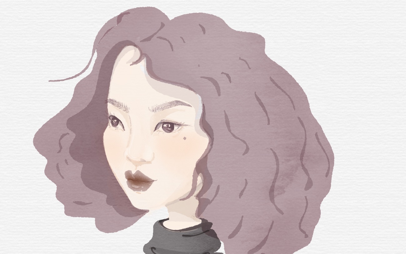 【板绘】《一个月100个头像》-3 挑战[tayasui sketches]画头像 ,超级