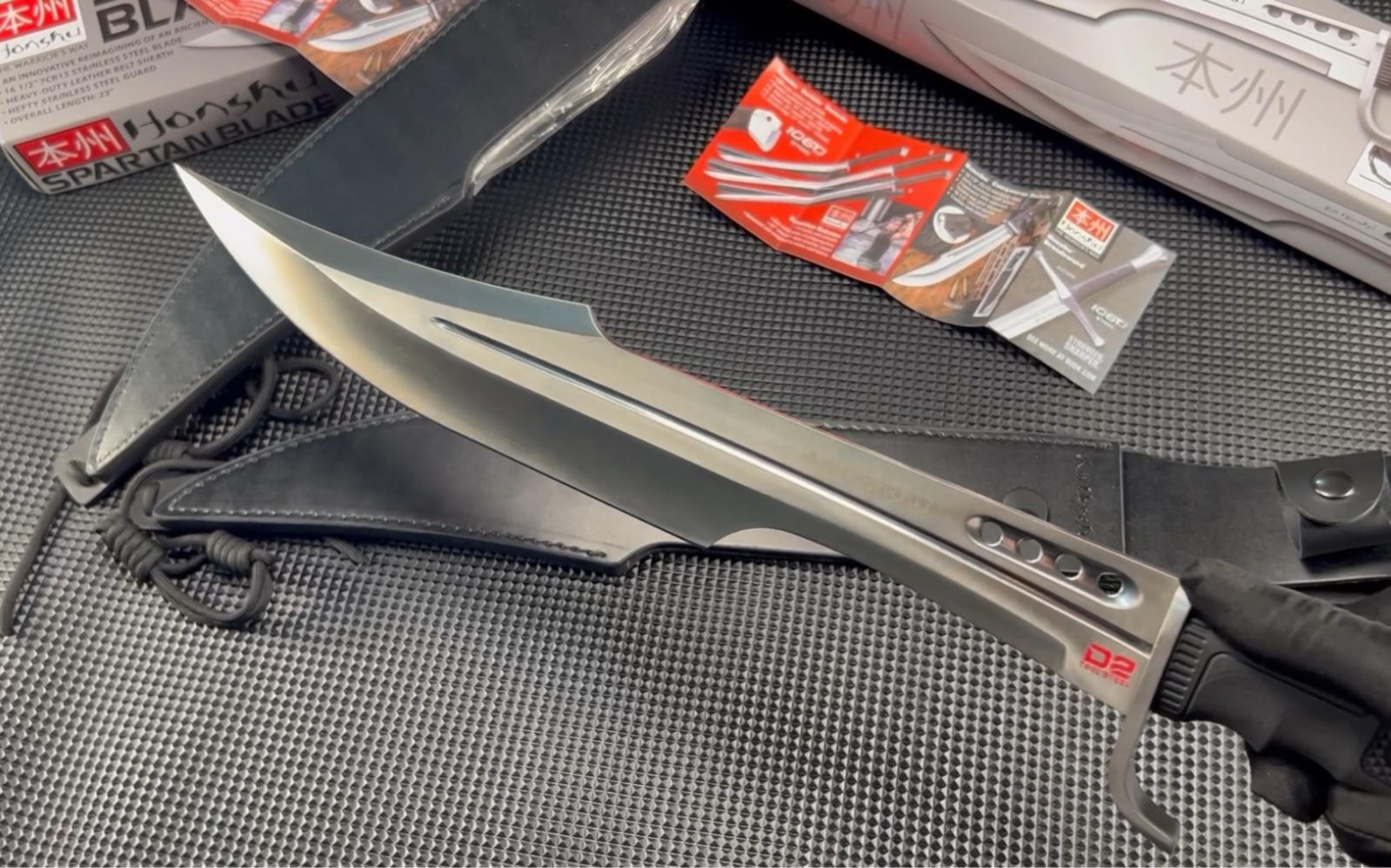 本周斯巴达战刀.非常霸气老铁们过来看一看