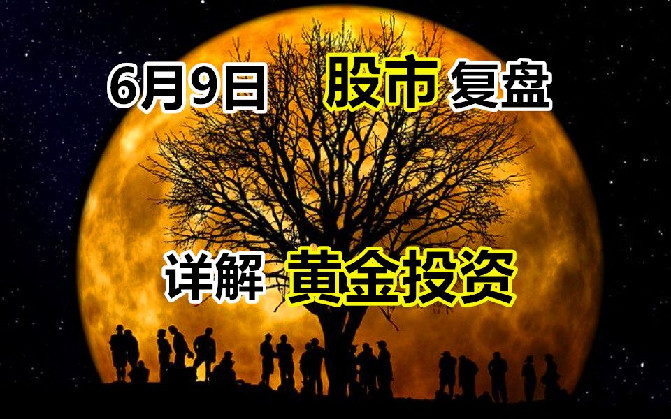 【6月9日】股市复盘,黄金类股票的投资应该怎么做?黄金价格又与什么相关呢?哔哩哔哩bilibili