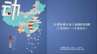 Download Video: 本轮全国疫情动态地图：28日本土病例0新增 累计确诊1283例