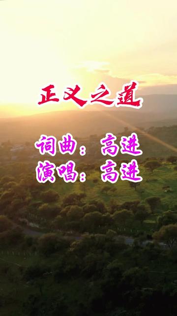 [图]#正义之道 #高进 #完整版歌曲