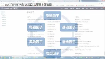 【第四课】两个函数走进上市公司基本面世界