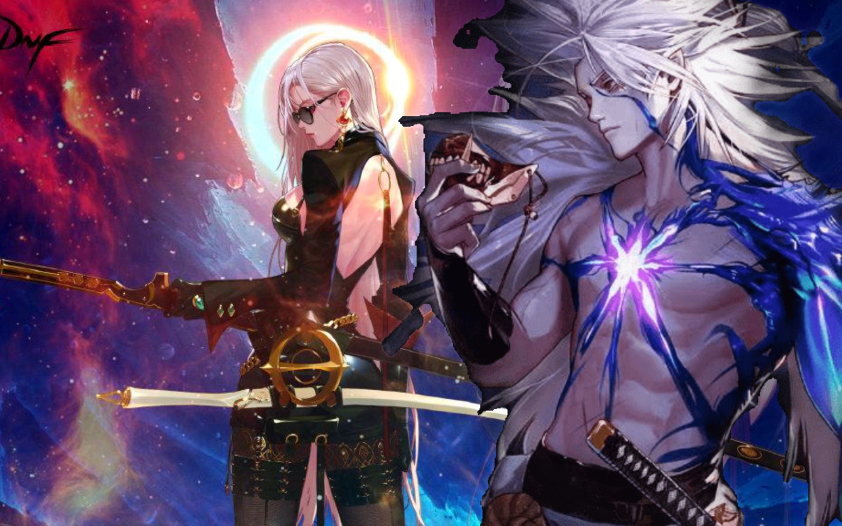 dnf男女剑鬼第五转职超帅对比_dnf