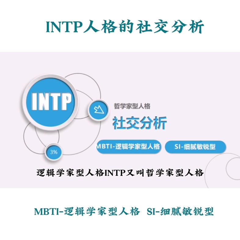 INTP人格的社交分析#MBTI#si因材施教#intp哔哩哔哩bilibili