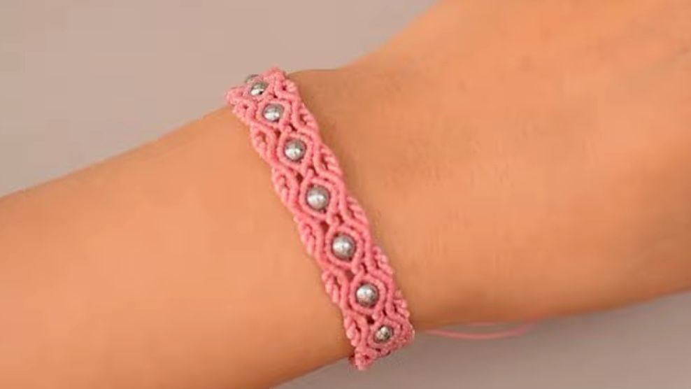 【sainabaft】绳编手链教程060