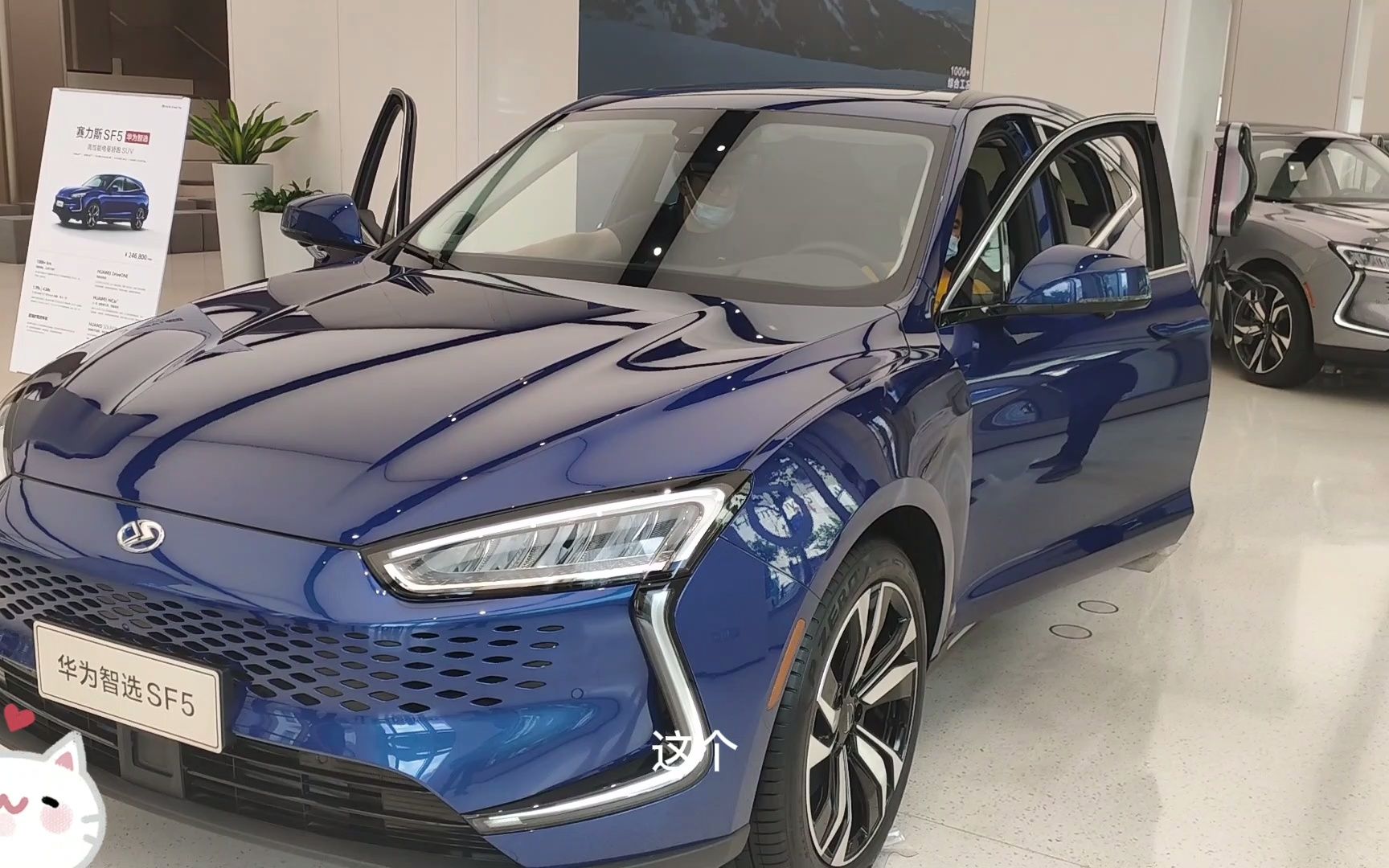 龙爸到魔都南京东路华为旗舰店试驾华为智选赛力斯油电一体小轿车