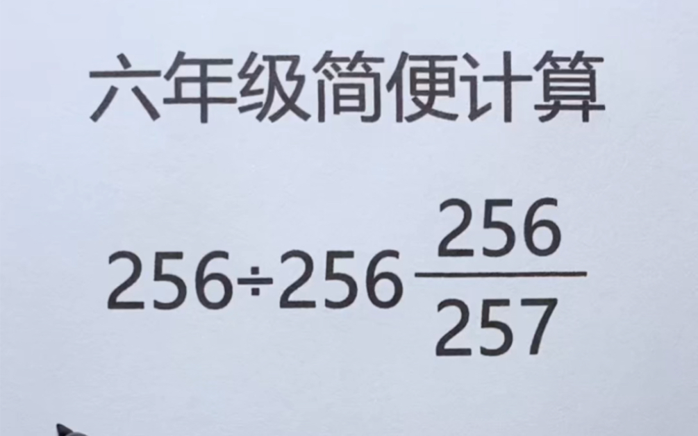 六年级:利用商不变规律简便计算哔哩哔哩bilibili