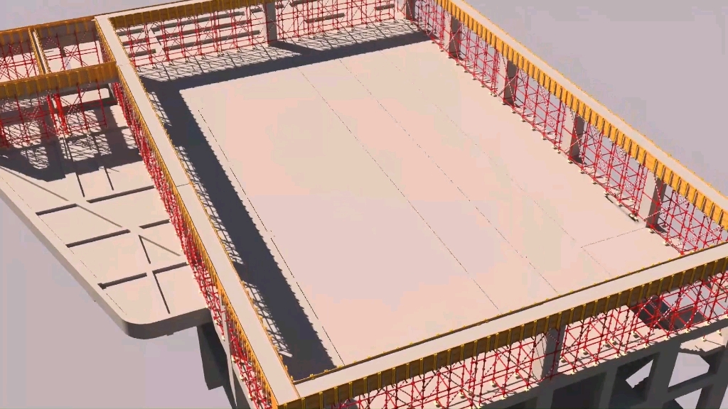 【筑梦扬帆起航】梁模板安装交底视频展示_哔哩哔哩_bilibili