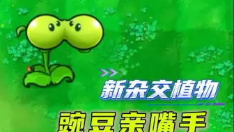 植物大战僵尸新杂交植物：豌豆亲嘴手