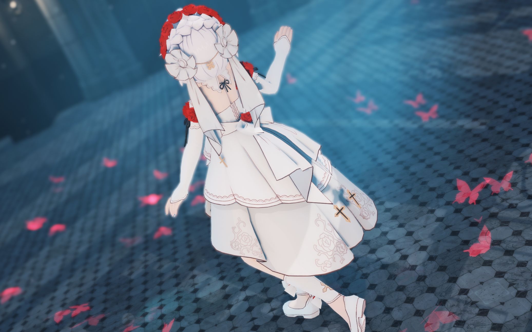 【崩坏3mmd】月下初拥-花裳月紗 帝國少女