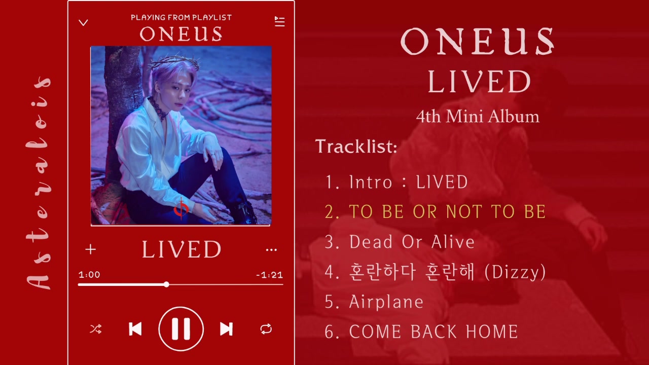 【ONEUS】《LIVED》迷你4专辑歌词分配合集哔哩哔哩bilibili