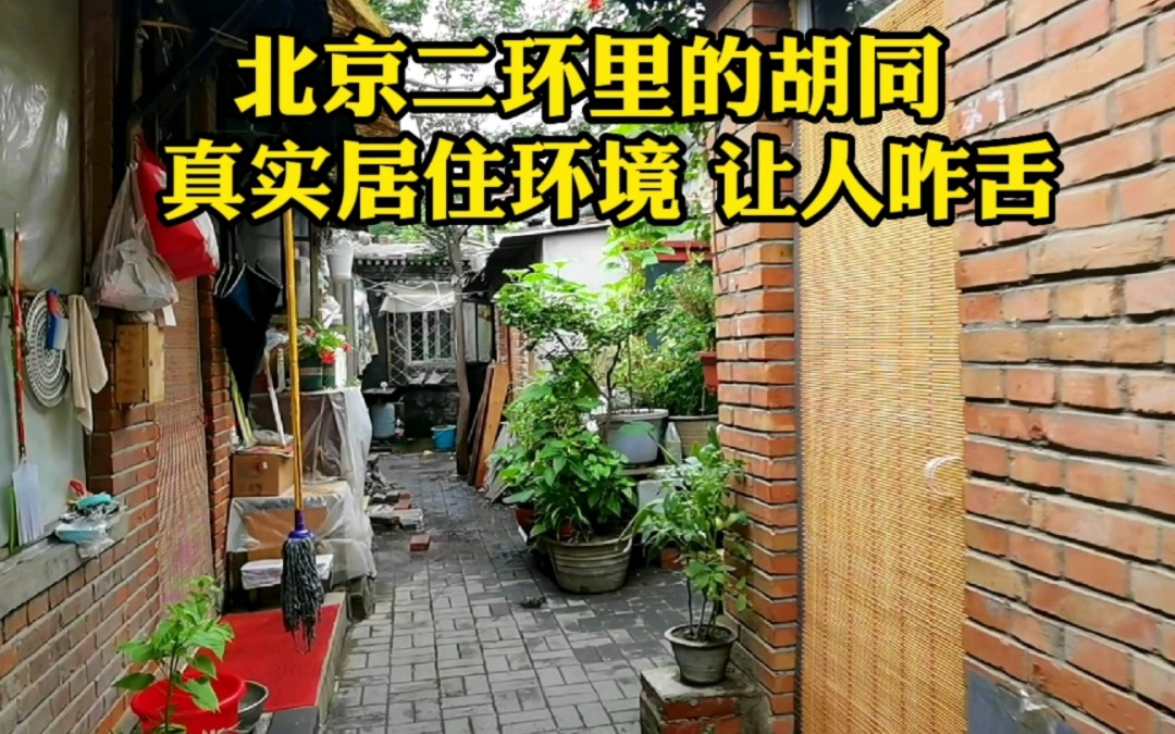 [图]住在北京二环胡同里的都是有钱人吗？看看这生活环境，你还羡慕吗