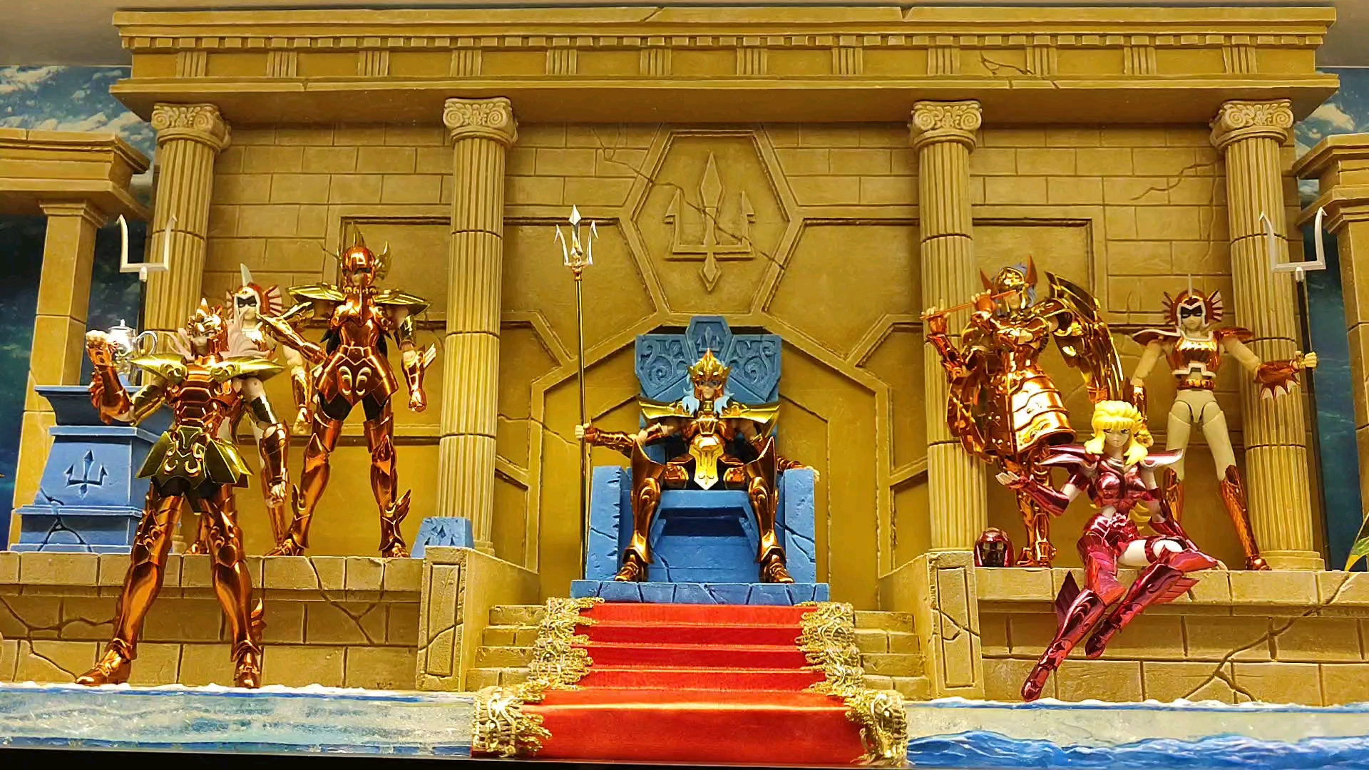 圣衣神话场景!海斗士共鸣!激动人心的时刻!