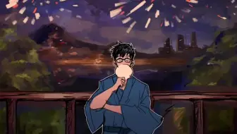 鳥子 残灯花火 Lingering Fireworks 哔哩哔哩 Bilibili