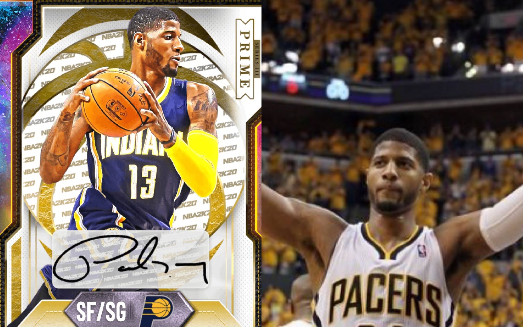 nba2k20银河泡椒保罗乔治那肯定是德芙