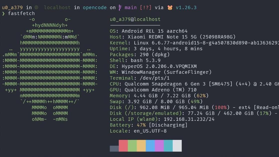 如何在 Android Termux 原生系统上安装 OpenCode + Deepseek_哔哩哔哩_bilibili