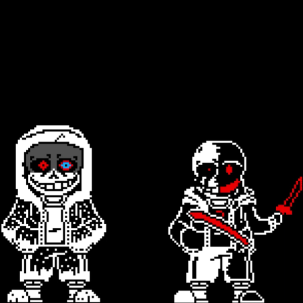 Killer Sans VS. Dust Sans part 2 by Zixy - By @zixy on Itaku