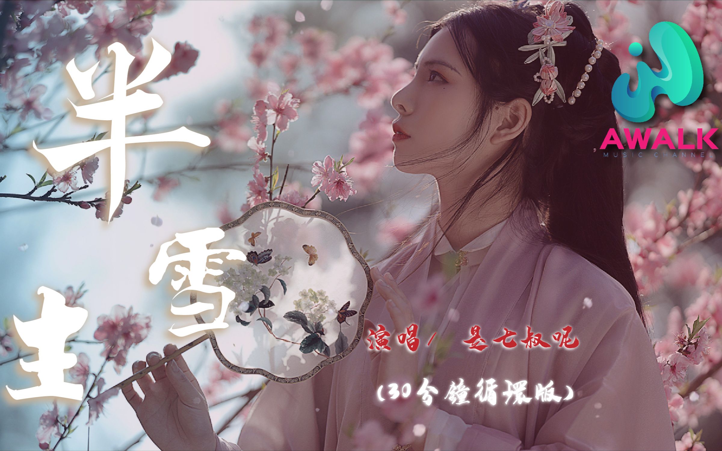 是七叔呢 - 半生雪【动态歌词 | pinyin lyrics】