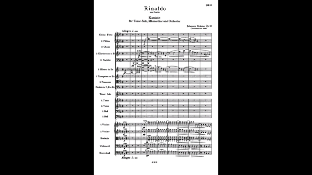 [图]【勃拉姆斯】里纳尔多 Op.50 Brahms Rinaldo