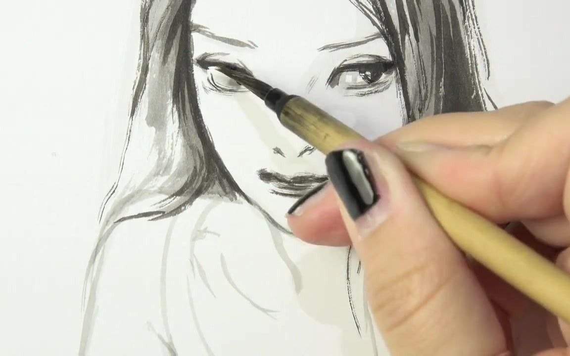 【大神】插画家 Miss jisu 作画示范time lapse,纹身女孩+Baroness from G.I. Joe哔哩哔哩bilibili